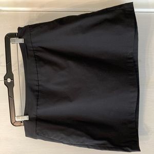 Black golf skort